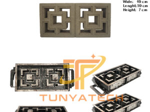 tunyatech_แม่พิมพ์อิฐช่องลมตำมือลายจีนคู่